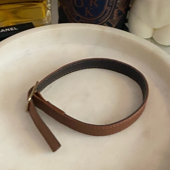 VINTAGE Horse Collar Style Leather Bracelet - Picture 7 of 9